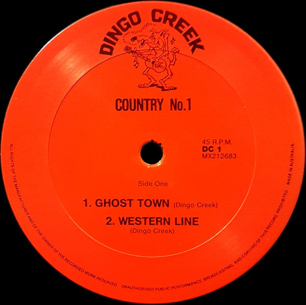 Dingo Creek : Country No. 1 (12", Album, EP)