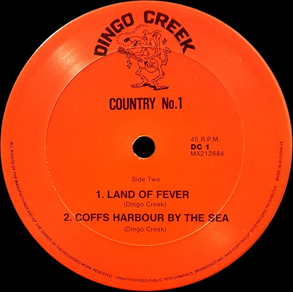 Dingo Creek : Country No. 1 (12", Album, EP)