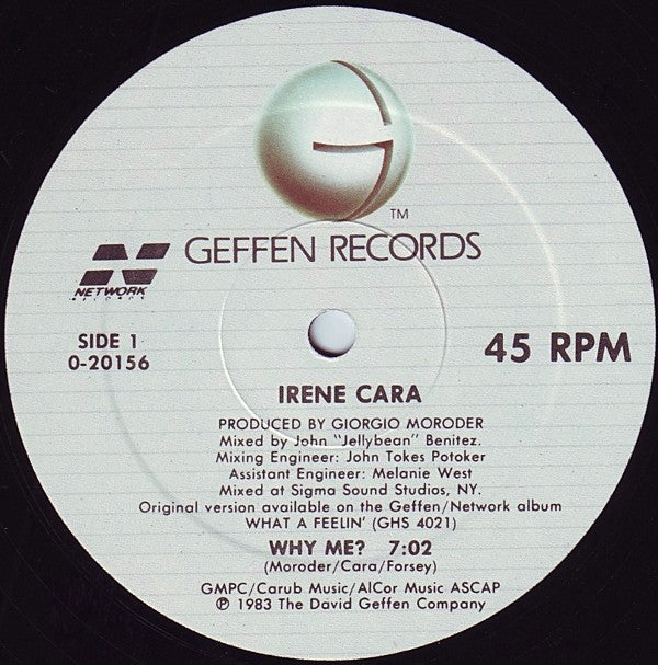 Irene Cara : Why Me? (12", Maxi)