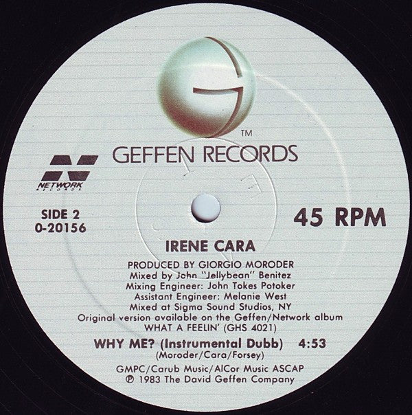 Irene Cara : Why Me? (12", Maxi)