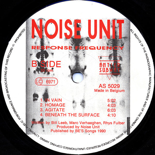 Noise Unit : Response Frequency (LP, Album)