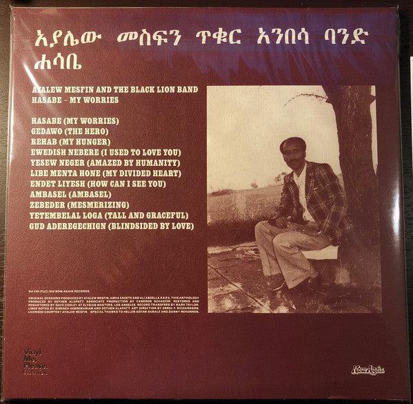 Ayalew Mesfin : Hasabe - My Worries (LP, Comp, Club, Mar)