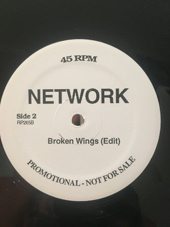 Network (5) : Broken Wings (12", Promo, W/Lbl)