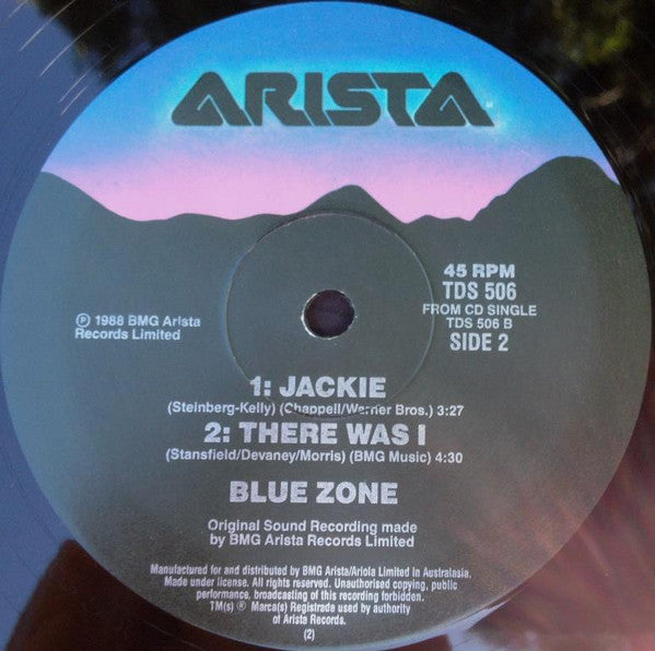 Blue Zone (4) : Jackie (12", Single)