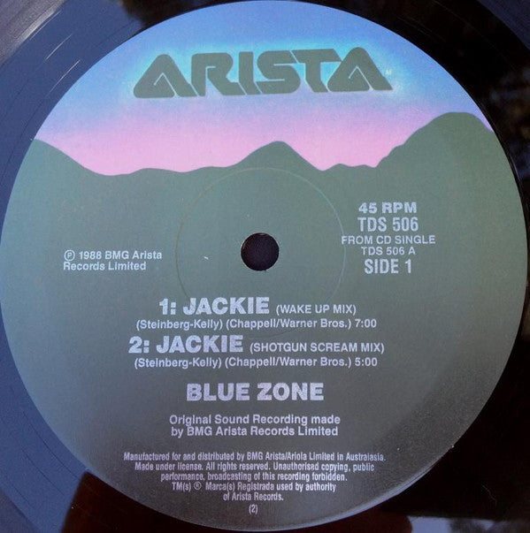 Blue Zone (4) : Jackie (12", Single)