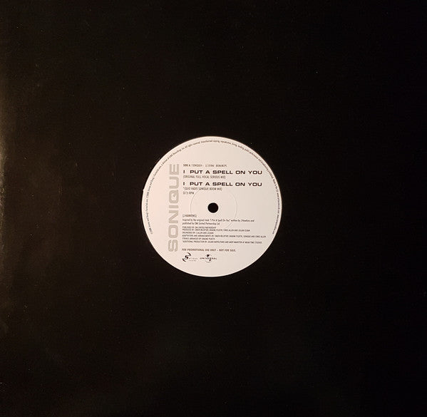Sonique : I Put A Spell On You (12", Promo)