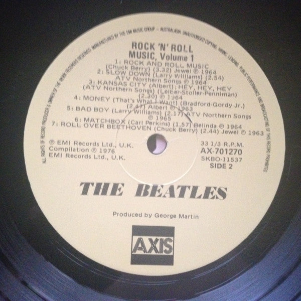 The Beatles : Rock 'N' Roll Music Volume 1 (LP, Comp, RE)