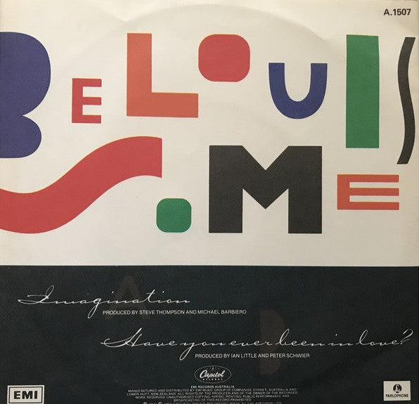 Belouis Some : Imagination (7")