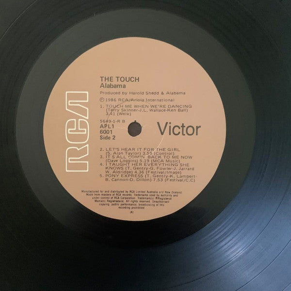 Alabama : The Touch (LP, Album)