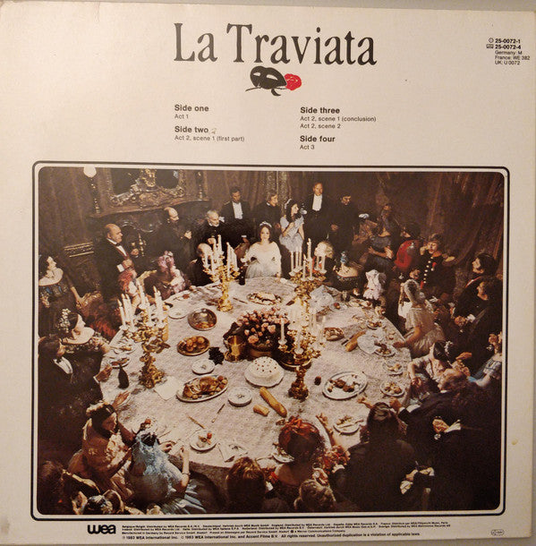 Giuseppe Verdi - James Levine (2) With The Metropolitan Opera House Orchestra And Metropolitan Opera Chorus : La Traviata (2xLP, NO )