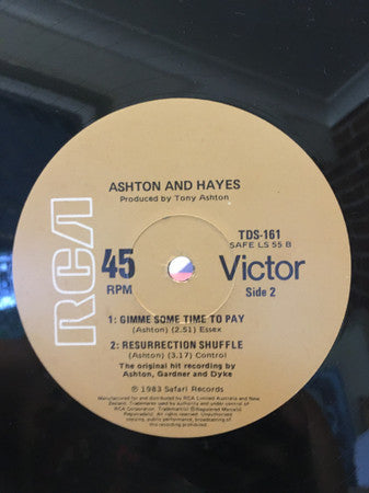 Tony Ashton & Lynda Hayes : Resurrection Shuffle (12")