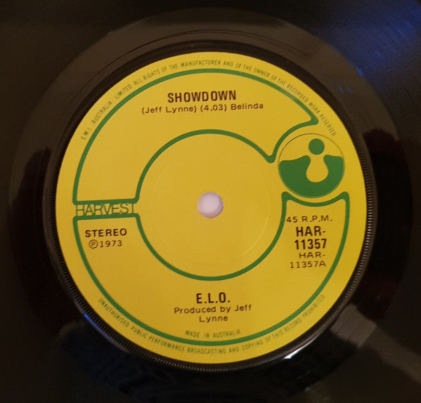 E.L.O.* : Showdown (7", Single)