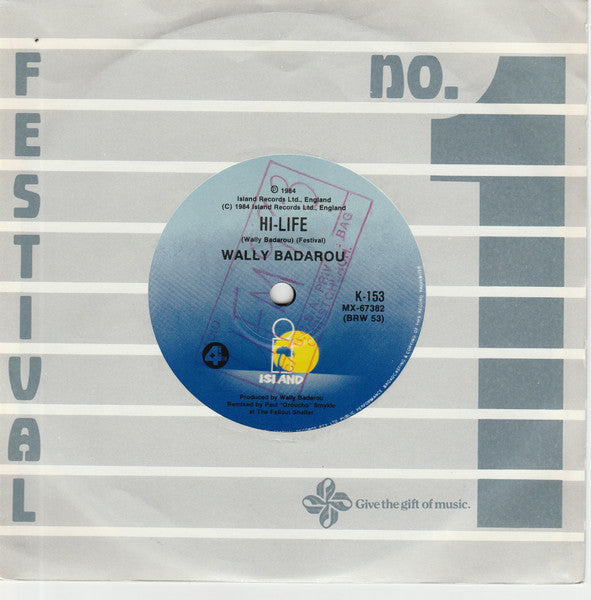 Wally Badarou : Hi-Life (7")