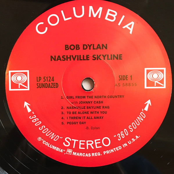 Bob Dylan : Nashville Skyline (LP, Album, RE)