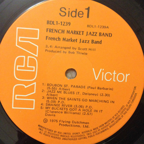 The French Market Jazz Band : Direct From New Orleans (LP, Album)