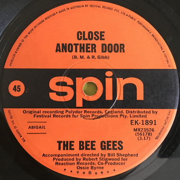 Bee Gees : To Love Somebody (7")