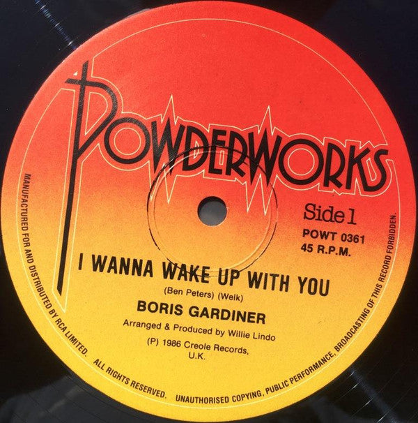 Boris Gardiner : I Want To Wake Up With You (12&quot;, Single)