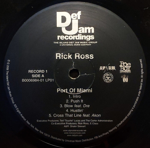 Rick Ross : Port Of Miami (2xLP, Album)