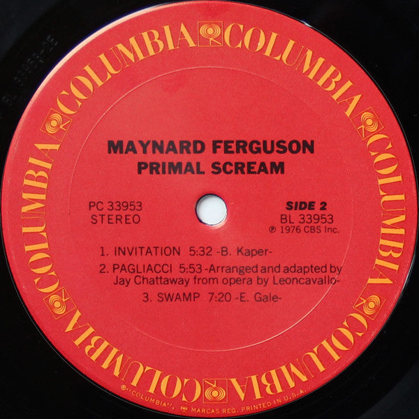 Maynard Ferguson : Primal Scream (LP, Album, RP, Pit)