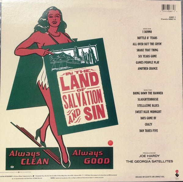 The Georgia Satellites : In The Land Of Salvation And Sin (LP, Album)