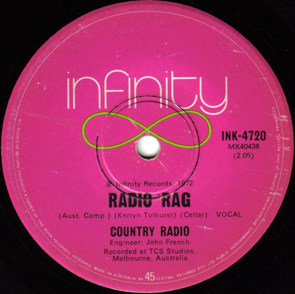 Country Radio : Gypsy Queen (7", Single)