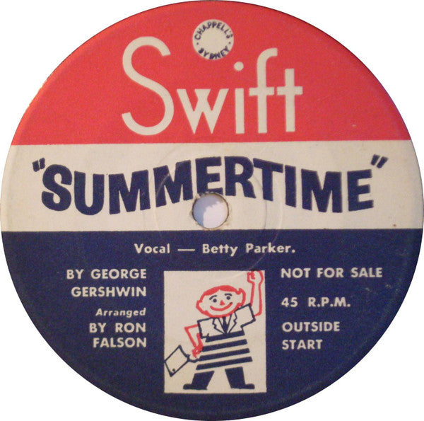 Betty Parker, Bob Gibson (11) : Summertime (7&quot;, Promo)