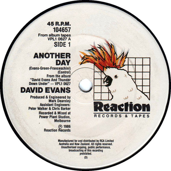 Dave Evans : Another Day (7&quot;, Single)