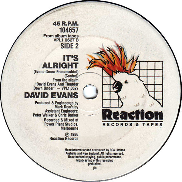 Dave Evans : Another Day (7", Single)