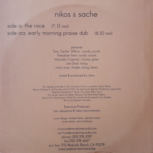 Nikos & Sache : Pure Gospel (12")