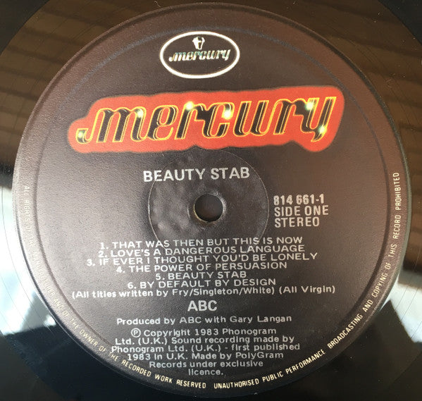 ABC : Beauty Stab (LP, Album)