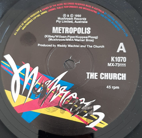 The Church : Metropolis (7", Single, Ltd)