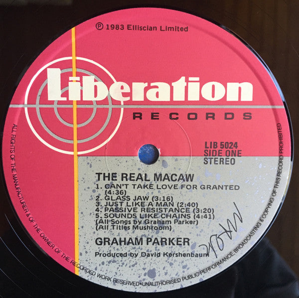 Graham Parker : The Real Macaw (LP, Album)