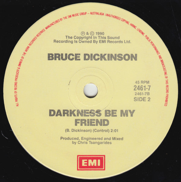 Bruce Dickinson : All The Young Dudes (7")