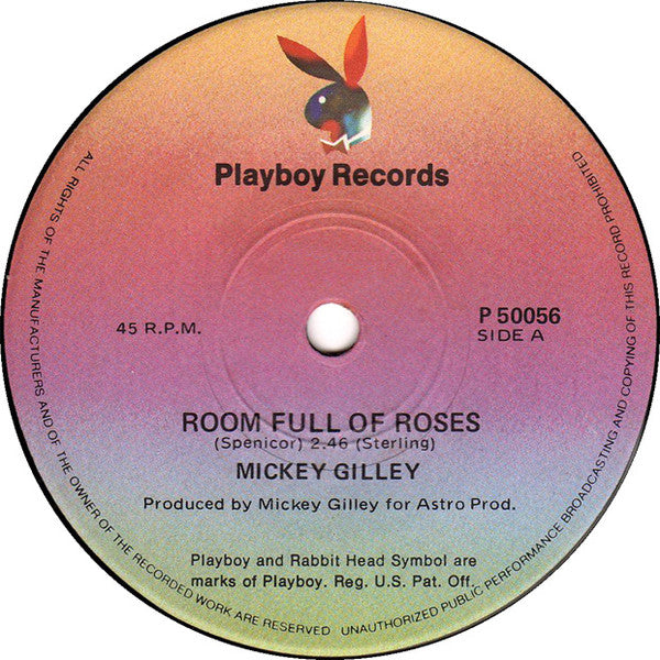 Mickey Gilley : Room Full Of Roses (7", Single)