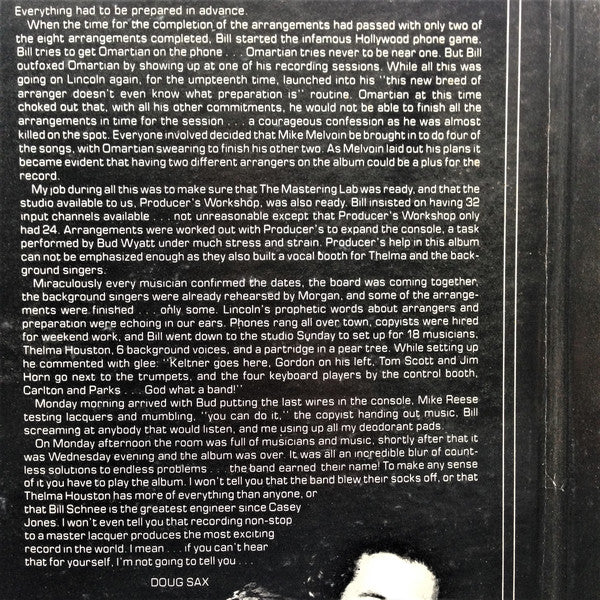 Thelma Houston & Pressure Cooker : I've Got The Music In Me (LP, Album, Ltd, Dir)