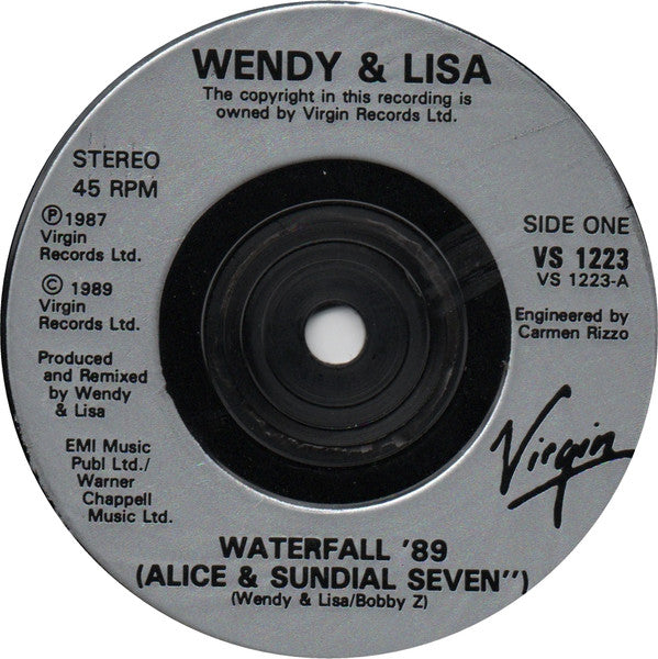 Wendy & Lisa : Waterfall '89 (7", Single)