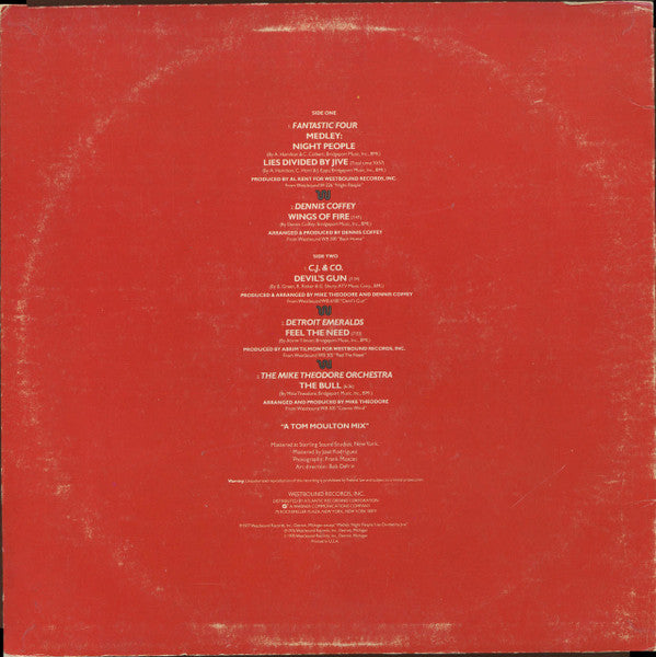 Various : Westbound Disco Sizzlers (LP, Comp, PR)