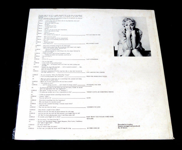 Lorrae Desmond : Lorrae For Love (LP, Album)