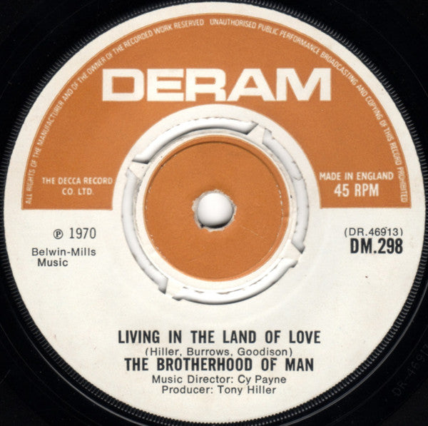 Brotherhood Of Man : Where Are You Going To My Love (7&quot;)