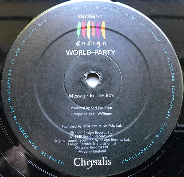 World Party : Message In The Box (12")