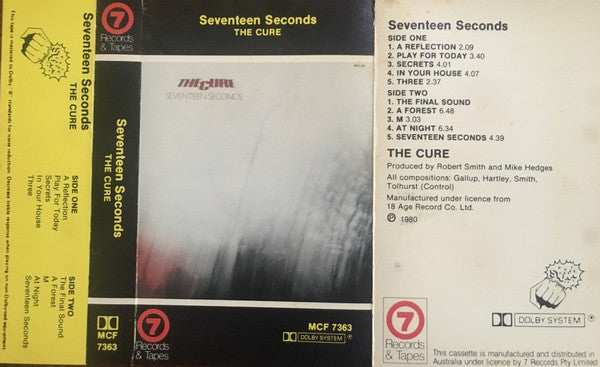 The Cure : Seventeen Seconds (Cass, Album)