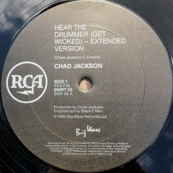 Chad Jackson : Hear The Drummer (Get Wicked) (12", Single)