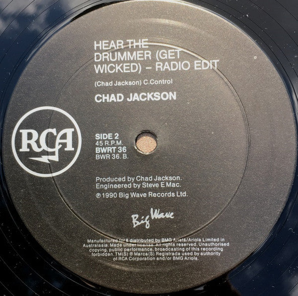 Chad Jackson : Hear The Drummer (Get Wicked) (12", Single)