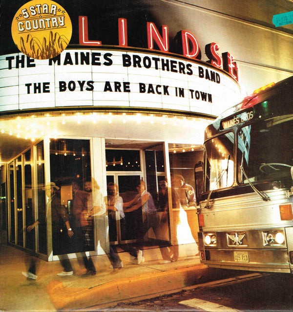 The Maines Brothers Band : The Boys Are Back In Town (LP)