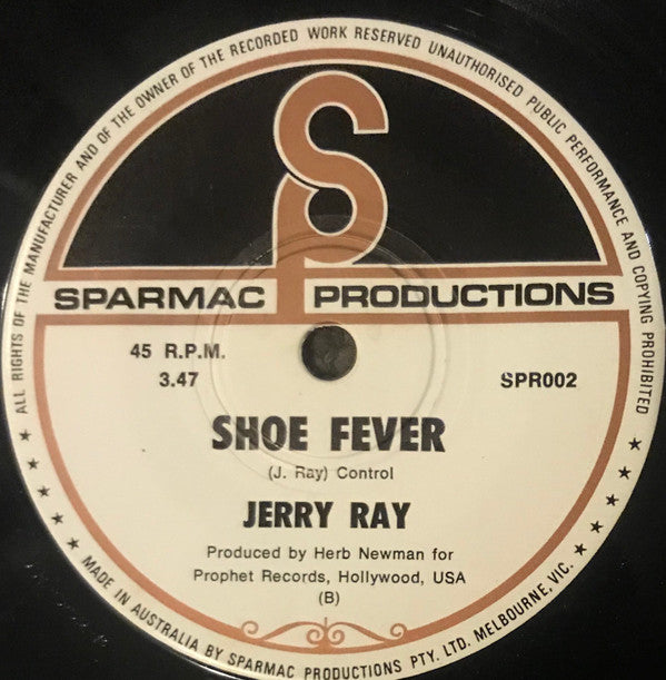 Jerry Ray : Instant Action  / Shoe Fever (7", Single)