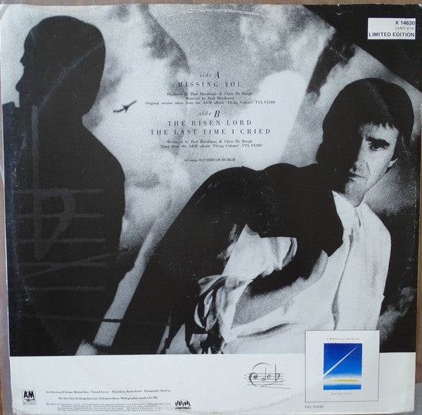 Chris de Burgh : Missing You (12", Ltd)