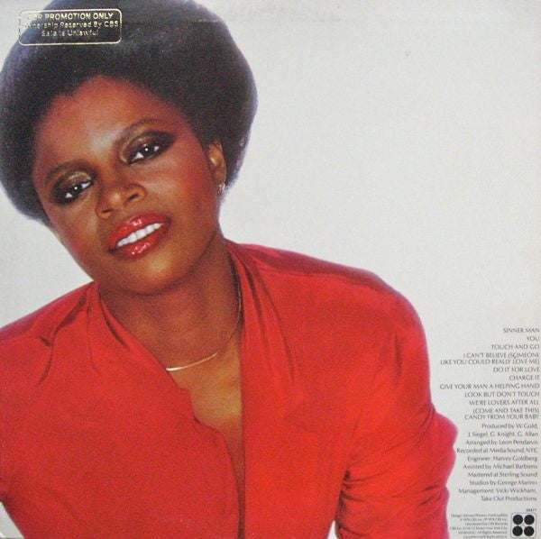 Sarah Dash : Sarah Dash (LP, Album, Promo)