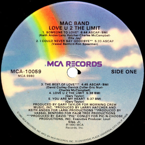 Mac Band Featuring The McCampbell Brothers : Love U 2 The Limit (LP, Album)