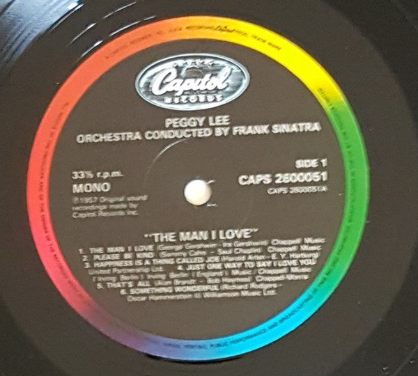 Peggy Lee : The Man I Love (LP, Album, Mono, RE)