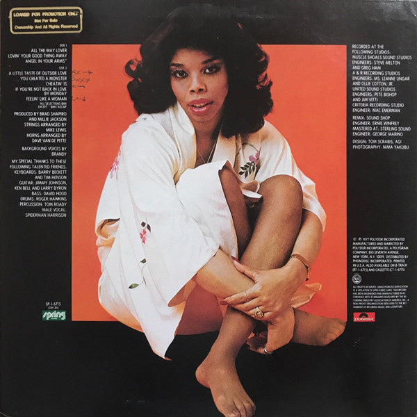 Millie Jackson : Feelin' Bitchy (LP, Album, Promo)